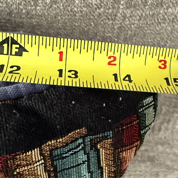 Travis Spencer Christmas Tapestry Needlepoint Teddy Bears Pillow. - Picture 4 of 8